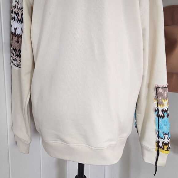 Missoni Elevated Maximalist Cozy Coastal Countryside Patchwork Hoodie XS - Picture 12 of 15